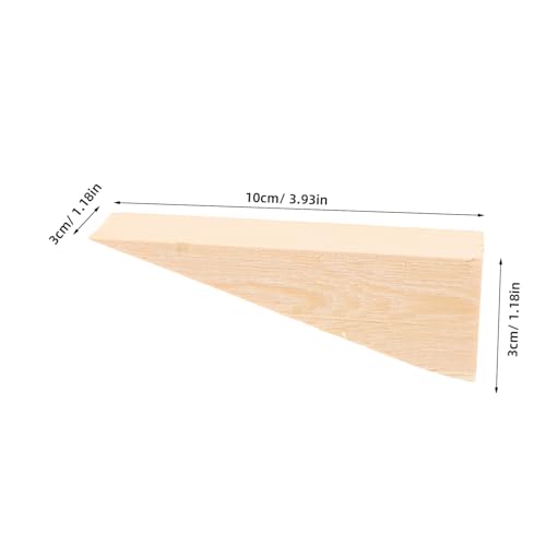 LOLIPPYY 5 Stück Teiliges Holzkeile Möbelkeile aus Robustem Holz für Stabile Tisch Stuhlbeine Vielseitig Einsetzbar gegen Wackeln Leicht und Tragbar für Möbel nivellierung Stabilisierung von LOLIPPYY