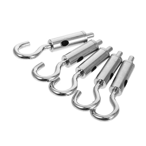 LOLIPPYY 5 Stück Teiliges Verstellbares Messing seilspanner Haken und Ring Kabelspanner für Drahtseile Multifunktional für Beleuchtung Maschinen Schilderbefestigung und LOLIPPYY 5 Stück Teiliges Verstellbares Messing seilspanner Haken und Ring Kabelspanner für Drahtseile Multifunktional für Beleuchtung Maschinen Schilderbefestigung und von LOLIPPYY