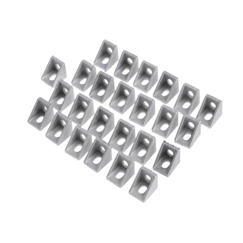 LOLIPPYY 50 Stück Teiliges Aluminiumlegierung Hochfester Winkelverbinder für Aluminiumprofile Robustes Befestigungsmaterial für Cnc Robotik und Werkstattaufbau LOLIPPYY 50 Stück Teiliges Aluminiumlegierung Hochfester Winkelverbinder für Aluminiumprofile Robustes Befestigungsmaterial für Cnc Robotik und Werkstattaufbau von LOLIPPYY