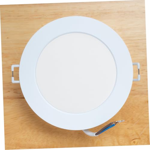 LOLIPPYY 6 Stück Runde Lampenschirm abdeckungen Sanft Lichtstreuender Diffusor für Deckenleuchten LED Einbaustrahler DIY Beleuchtungszubehör Weiß von LOLIPPYY