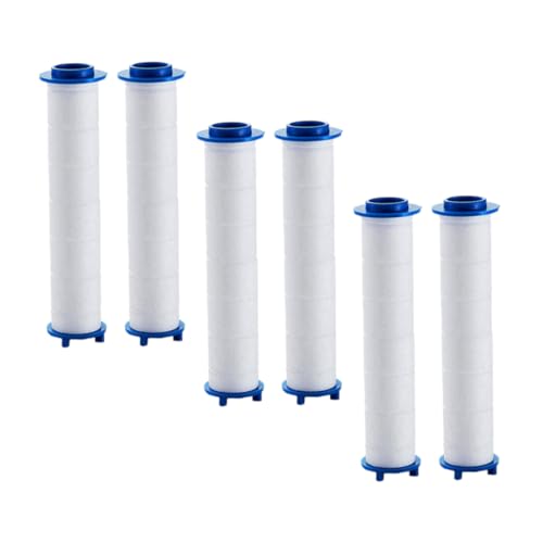 LOLIPPYY 6 Stück Teiliges Duschfilter PP Filterpatronen Ersatz Hochdruck Sprinklerfilter für Sauberes Wasser Langlebig Einfach zu Reinigen Kompatibel mit Standard Duschköpfen Sicher und von LOLIPPYY