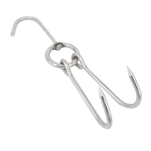 LOLIPPYY 6 Stück Teiliges Edelstahl Fleischhaken Doppelt Rostfrei Durchmesser zum Aufhängen und Trocknen von Geflügel und Schinken Geeignet für Grill und Räucherofen LOLIPPYY 6 Stück Teiliges Edelstahl Fleischhaken Doppelt Rostfrei Durchmesser zum Aufhängen und Trocknen von Geflügel und Schinken Geeignet für Grill und Räucherofen von LOLIPPYY