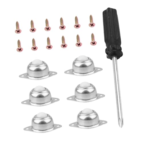 LOLIPPYY 6 Stück Teiliges Nylon ball Ersatzrollen für Bürostühle und Möbel Drehbar Langlebig Vielseitig Einsetzbar Inklusive Schrauben und Schraubendreher LOLIPPYY 6 Stück Teiliges Nylon ball Ersatzrollen für Bürostühle und Möbel Drehbar Langlebig Vielseitig Einsetzbar Inklusive Schrauben und Schraubendreher von LOLIPPYY