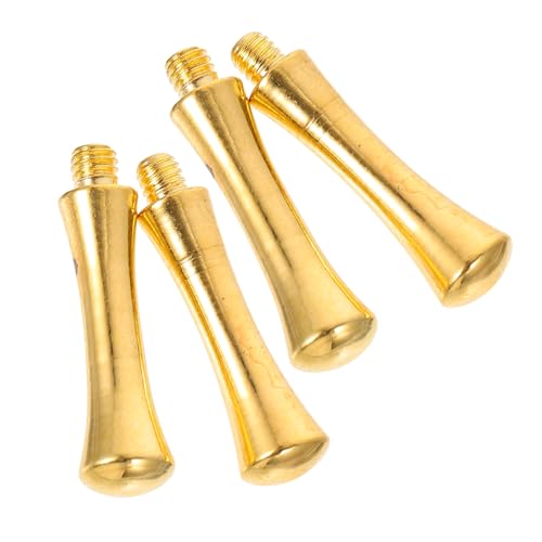 LOLIPPYY 6 Stück Teiliges Scheren Zubehör Hundepflege Haarschneideschere Fingerauflage Professionell Langlebig Ergonomisch Goldfarben für Friseure und Heimgebrauch von LOLIPPYY