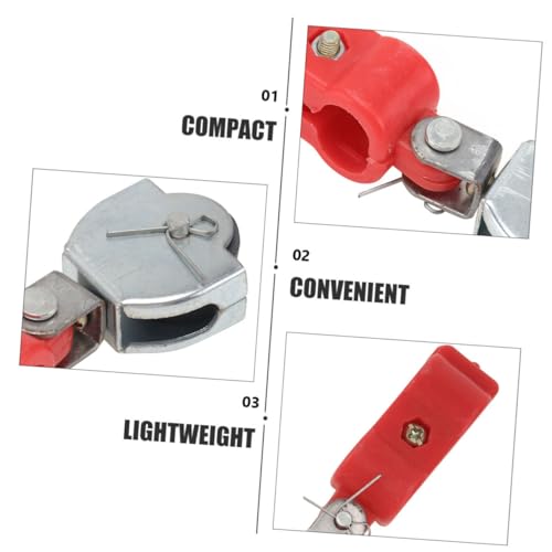 LOLIPPYY 6 Stück Teiliges Schwerlast Stahlseil Umlenkrollen mit Kugellager Drehbare Seilrolle für Hebeprojekte und Bau Leicht und Tragbar Vielseitig Einsetzbar für Seilzug und Flaschenzug von LOLIPPYY