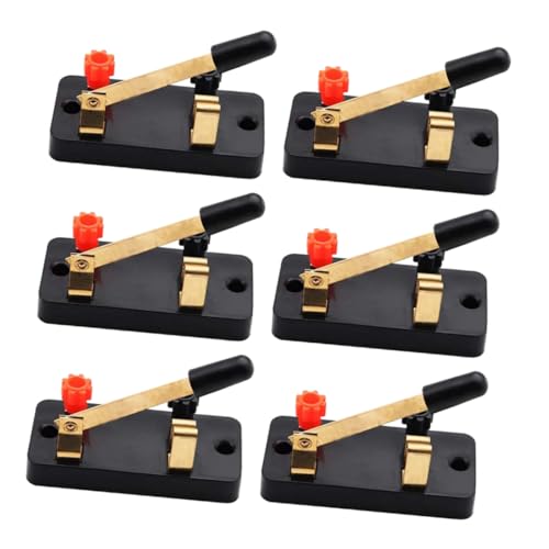 LOLIPPYY 6 Stück Teiliges Single pole Single throw Kippschalter für Physikexperimente Stabiles Messgerät mit Schraubanschluss Sicherer Niederspannungsschalter für Elektronische Schaltungen LOLIPPYY 6 Stück Teiliges Single pole Single throw Kippschalter für Physikexperimente Stabiles Messgerät mit Schraubanschluss Sicherer Niederspannungsschalter für Elektronische Schaltungen von LOLIPPYY