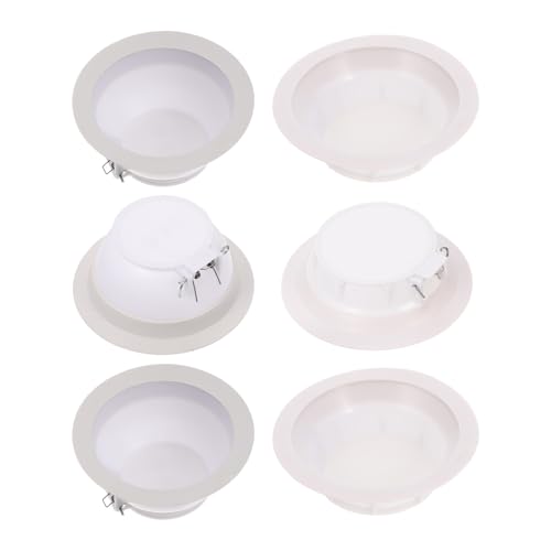 LOLIPPYY 6 Stück Teiliges Squatting Pan Deckel Geruchsdichtes Wc abdeckungs verschluss system Verschleißfestes Kunststoffmaterial Einfache Installation Passend für Abflussöffnungen von LOLIPPYY