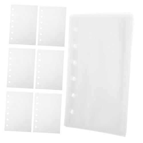 LOLIPPYY 60 Stück Transparente Scrapbook Seitenschutzhüllen Fotoalbum Einlagen Langlebige Wiederbefüllbare Blattschutzhüllen für Scrapbook Ordner Einfach zu Organisieren und Schützen von LOLIPPYY