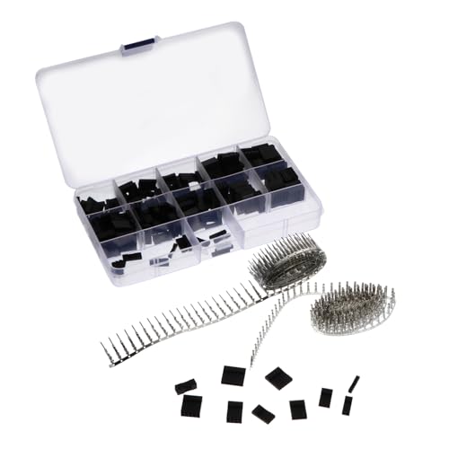 LOLIPPYY 610 Stück Teiliges Jumper Kabelstecker Drahtklemmen für Auto Elektronik Haushalt Transparentes Aufbewahrungsbox Praktisches Kabelmanagement für Prototyping und Verdrahtung LOLIPPYY 610 Stück Teiliges Jumper Kabelstecker Drahtklemmen für Auto Elektronik Haushalt Transparentes Aufbewahrungsbox Praktisches Kabelmanagement für Prototyping und Verdrahtung von LOLIPPYY