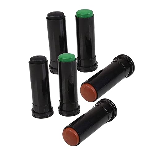 LOLIPPYY 6stücke Teiliges Camouflage Gesichtsmalset Für Jagd Wetterfeste Tarnschminke Hautfreundlich Leicht Abwaschbar Für Rollenspiele Outdoor-aktivitäten von LOLIPPYY