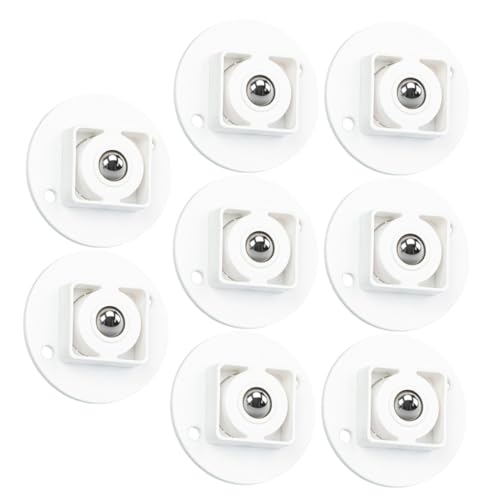 LOLIPPYY 8 Stück Teiliges Selbstklebendes Aufbewahrungsboxen und Mülltonnen Geräuscharm Robust Tragfähig für Babyspielzeug Umzugskartons Sideboards und Aufbewahrungskörbe von LOLIPPYY