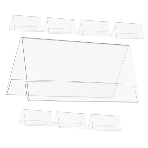 LOLIPPYY 8 Stück Namensschild aus für Schreibtische Transparente Tischkartenhalter für Konferenzen Identitätsanzeige Bruchfest Abgerundete Kanten für Büro und Veranstaltungen LOLIPPYY 8 Stück Namensschild aus für Schreibtische Transparente Tischkartenhalter für Konferenzen Identitätsanzeige Bruchfest Abgerundete Kanten für Büro und Veranstaltungen von LOLIPPYY