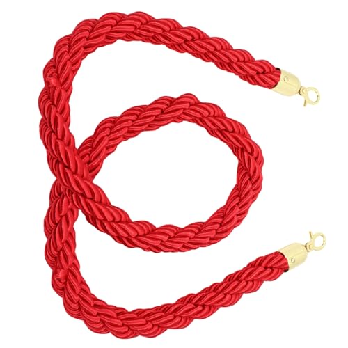 LOLIPPYY Absperrseil Rot mit Metallhaken Verstellbares Sicherheitsseil für Absperrungen Robuste Geflochtene Schutzleine zur Bereichsbegrenzung und Personenführung bei Veranstaltungen LOLIPPYY Absperrseil Rot mit Metallhaken Verstellbares Sicherheitsseil für Absperrungen Robuste Geflochtene Schutzleine zur Bereichsbegrenzung und Personenführung bei Veranstaltungen von LOLIPPYY