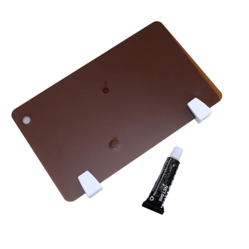 LOLIPPYY Acryl Desktop Trennwand Praktische Schreibtisch Partition in Tawny Büro und Schul Testsichtschutz Einfache Installation Privatsphäre Lärmschutz und Arbeitsplatzgestaltung von LOLIPPYY