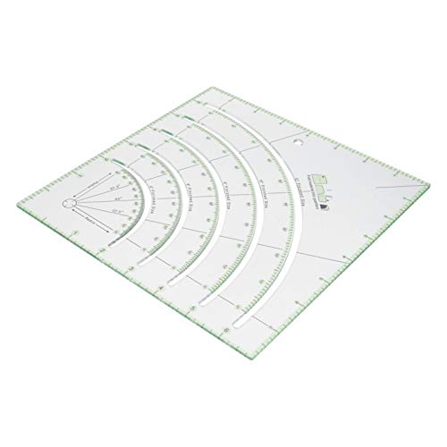 LOLIPPYY Acryl Patchwork Lineal Multifunktionales Quilten Tool für Stoffverarbeitung Handliches Nähzubehör mit Klarer Messanzeige und Tragbarem Design LOLIPPYY Acryl Patchwork Lineal Multifunktionales Quilten Tool für Stoffverarbeitung Handliches Nähzubehör mit Klarer Messanzeige und Tragbarem Design von LOLIPPYY