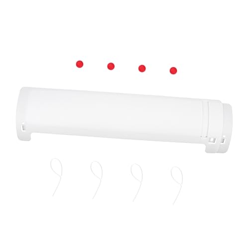 LOLIPPYY Air Conditioner Outlet Baffle Weiß Verstellbarer Windabweiser für Zentrale und Wandmontierte Klimaanlagen Bruchsicherer Kunststoff Geeignet für Kleine Räume Schützt vor von LOLIPPYY