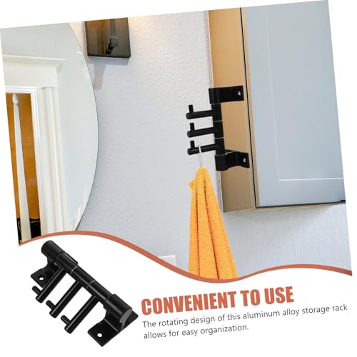 LOLIPPYY Aluminiumlegierung Armiger Drehbarer Badetuchhalter Bohrfrei Wandmontierter Haken für Bad Küche Platzsparender Aufbewahrungsorganizer Robust und Vielseitig für Handtücher LOLIPPYY Aluminiumlegierung Armiger Drehbarer Badetuchhalter Bohrfrei Wandmontierter Haken für Bad Küche Platzsparender Aufbewahrungsorganizer Robust und Vielseitig für Handtücher von LOLIPPYY