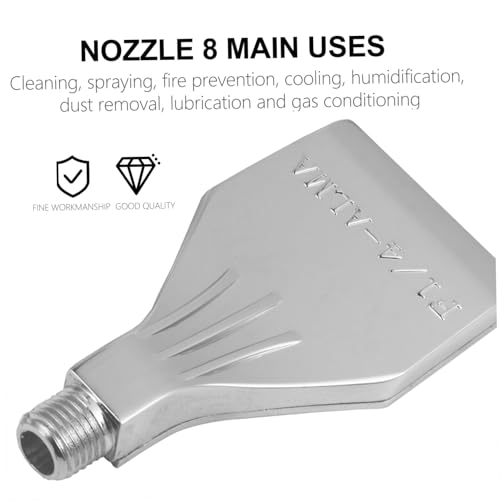 LOLIPPYY Aluminiumlegierung Blasdüse Flachstrahl Sprühdüse Für Industrielle Gebläse Luftverteiler Effizient Leise Für Trocknen Kühlen Und Fördern von LOLIPPYY