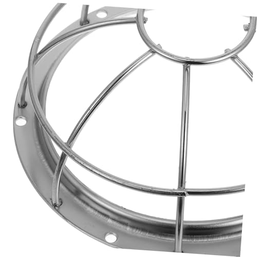 LOLIPPYY Antiexplosiver Lampenschirm aus Eisen Drahtschutz Vintage Glühbirnen Schutzgitter für Deckenlampen Werkstattbeleuchtung Robust und Einfach zu Montieren von LOLIPPYY