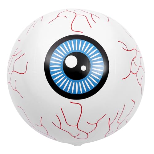 LOLIPPYY Aufblasbare LED Eyeball Lichter Halloween Deko mit Fernbedienung Mehrfarbiges Partylicht für Garten Rasen Pool Leuchtende Gruselige Außen Dekoration von LOLIPPYY