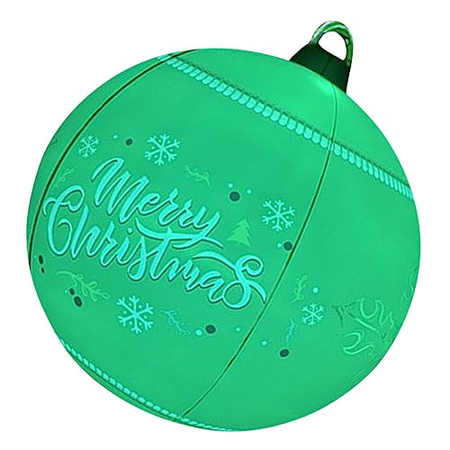 LOLIPPYY Aufblasbare Weihnachtskugel Grün Große Outdoor Dekoration Garten Weihnachtsdeko Robust Langlebig Einfach Aufzublasen Festliche Weihnachtskugel für Terrasse LOLIPPYY Aufblasbare Weihnachtskugel Grün Große Outdoor Dekoration Garten Weihnachtsdeko Robust Langlebig Einfach Aufzublasen Festliche Weihnachtskugel für Terrasse von LOLIPPYY