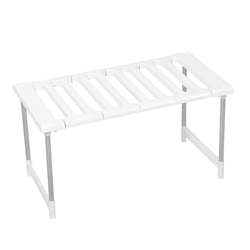 LOLIPPYY Ausziehbares Mikrowellenregal Verstellbar Einlagig Küchenarbeitsplatten Organizer Mehrzweck Küchenregal Erweiterbar Spülbecken Ablage aus Robustem Material für Töpfe Pfannen LOLIPPYY Ausziehbares Mikrowellenregal Verstellbar Einlagig Küchenarbeitsplatten Organizer Mehrzweck Küchenregal Erweiterbar Spülbecken Ablage aus Robustem Material für Töpfe Pfannen von LOLIPPYY