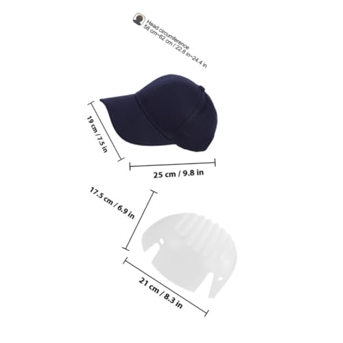 LOLIPPYY Basecap Herren mit Universeller Pe Schutz Einlage Leichte Baseballkappe mit Stoßdämpfendem Bump Cap Insert Atmungsaktiv Praktischer Kopfschutz für Arbeit und Sport LOLIPPYY Basecap Herren mit Universeller Pe Schutz Einlage Leichte Baseballkappe mit Stoßdämpfendem Bump Cap Insert Atmungsaktiv Praktischer Kopfschutz für Arbeit und Sport von LOLIPPYY