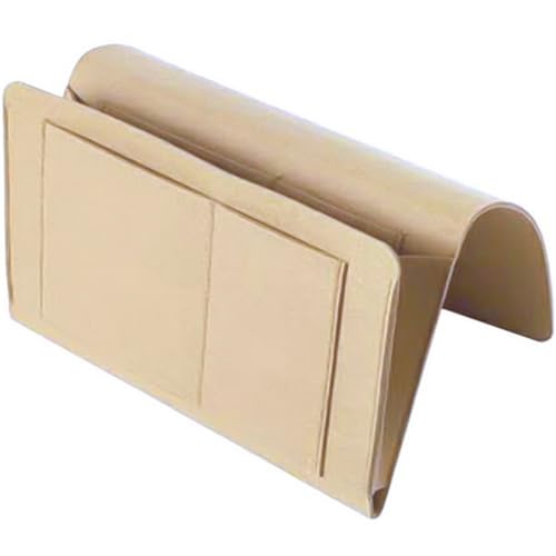 LOLIPPYY Bett Organizer aus Filz Multifunktionale Aufbewahrungstasche für Bett und Sofa mit Mehreren Fächern für Schlafzimmer und Studentenwohnheime Beige LOLIPPYY Bett Organizer aus Filz Multifunktionale Aufbewahrungstasche für Bett und Sofa mit Mehreren Fächern für Schlafzimmer und Studentenwohnheime Beige von LOLIPPYY
