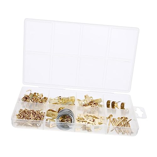 LOLIPPYY Bilder Aufhänge Kit Teiliges mit Stabilen Nägeln und Haken für Verschiedene Bilderrahmen für Fotos Poster und Gemälde Praktischer Aufbewahrungsbox LOLIPPYY Bilder Aufhänge Kit Teiliges mit Stabilen Nägeln und Haken für Verschiedene Bilderrahmen für Fotos Poster und Gemälde Praktischer Aufbewahrungsbox von LOLIPPYY