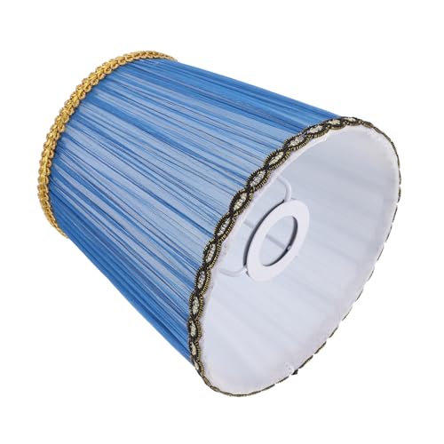 LOLIPPYY Blauer Stofflampenschirm Lampenabdeckung Chandelier Lamp Cover Handgefertigt Für Wohnzimmer Esszimmer Tisch Steh und Wandlampen Dekoration LOLIPPYY Blauer Stofflampenschirm Lampenabdeckung Chandelier Lamp Cover Handgefertigt Für Wohnzimmer Esszimmer Tisch Steh und Wandlampen Dekoration von LOLIPPYY