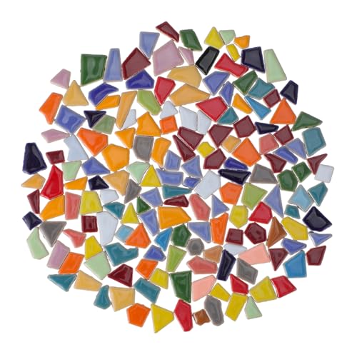 LOLIPPYY Bunte DIY Mosaikfliesen aus Glasiertem Keramikmaterial Unregelmäßige Form Vielseitige Farbenfrohe Mosaiksteine zum Basteln und Dekorieren von Kunstprojekten LOLIPPYY Bunte DIY Mosaikfliesen aus Glasiertem Keramikmaterial Unregelmäßige Form Vielseitige Farbenfrohe Mosaiksteine zum Basteln und Dekorieren von Kunstprojekten von LOLIPPYY