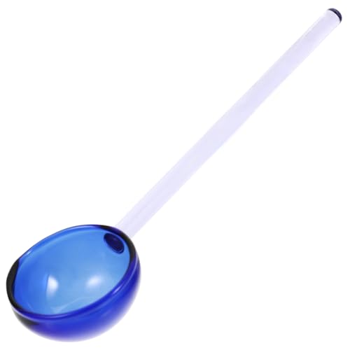 LOLIPPYY Buntes Hitzebeständiges Glaslöffel Kreativer Dessert und Milchlöffel Transparenter Morgen- und Suppenlöffel für Familiengebrauch Einfach zu Reinigen und Wiederverwendbar von LOLIPPYY
