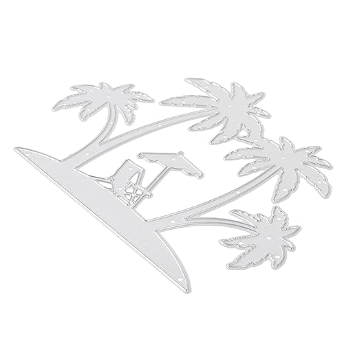 LOLIPPYY Coconut Tree Cutting Die Hochwertige Metall Schablone für DIY Strandkarten Vielseitige Bastelgestaltung Langlebig und für Scrapbooking und Kreative Projekte von LOLIPPYY