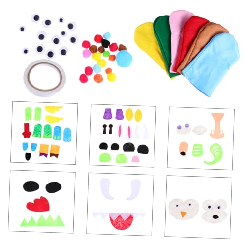 LOLIPPYY DIY Filz Handpuppen Bastelset für Kreativ Bastelmaterial Handgemacht Sicher Filzstoff Cartoon Stil Eltern Junge Mädchen Interaktion Kindergarten Kunstschule LOLIPPYY DIY Filz Handpuppen Bastelset für Kreativ Bastelmaterial Handgemacht Sicher Filzstoff Cartoon Stil Eltern Junge Mädchen Interaktion Kindergarten Kunstschule von LOLIPPYY