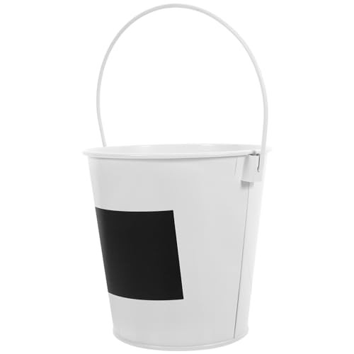 LOLIPPYY Desktop Mülleimer aus Kleiner Abfalleimer für Schreibtisch Praktischer Müllbehälter mit Vintage Design für Büro und Zuhause von LOLIPPYY