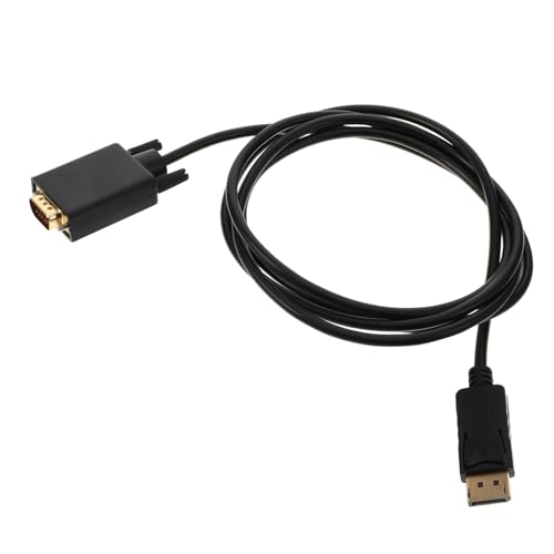 LOLIPPYY Displayport zu Vga Kabel Kompakter Adapter für Stabile HD Videoübertragung Kompatibel mit Monitoren Projektoren und Computern Leicht und Reisetauglich Schwarz von LOLIPPYY