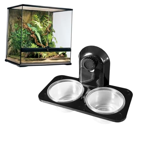 LOLIPPYY Doppelfach Reptilien Futternapf aus Glas Langlebige Transparente Wasserschale für Schildkröten Eidechsen und Kleine Haustiere Leicht zu Reinigen Vielseitig als Futter Wasserschale LOLIPPYY Doppelfach Reptilien Futternapf aus Glas Langlebige Transparente Wasserschale für Schildkröten Eidechsen und Kleine Haustiere Leicht zu Reinigen Vielseitig als Futter Wasserschale von LOLIPPYY