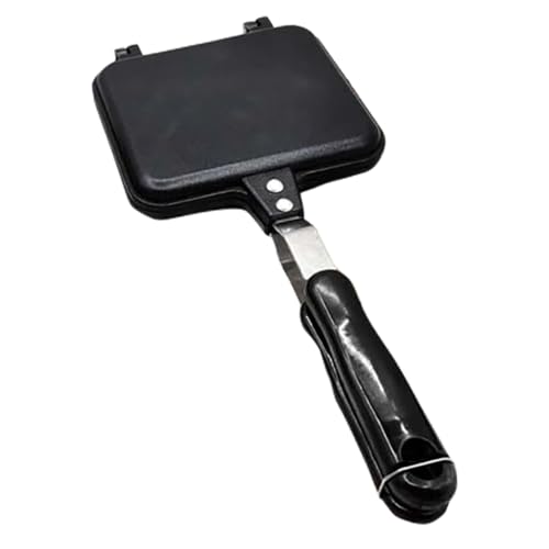 LOLIPPYY Doppelseitige Antihaft bratpfanne Sandwichmaker für Frühstück und Eier Vielseitig Einsetzbar zum Toasten Grillen und Braten Ergonomischer Griff Schnelles Gleichmäßiges Kochen für von LOLIPPYY