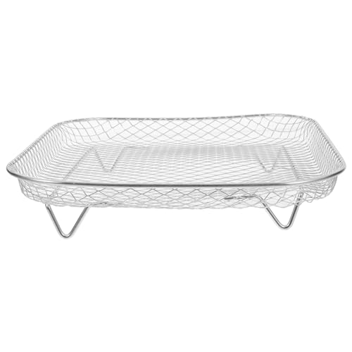 LOLIPPYY Edelstahl Air Fryer Rack Quadratisches Stapelbares Backgitter für Gleichmäßiges Garen Vielseitig Verwendbar zum Grillen Dämpfen Dehydrieren von Gemüse und Fleisch Hitzebeständig LOLIPPYY Edelstahl Air Fryer Rack Quadratisches Stapelbares Backgitter für Gleichmäßiges Garen Vielseitig Verwendbar zum Grillen Dämpfen Dehydrieren von Gemüse und Fleisch Hitzebeständig von LOLIPPYY