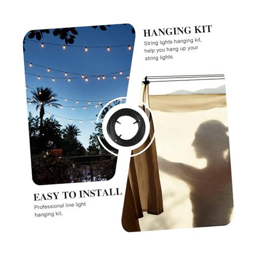 LOLIPPYY Edelstahl Drahtseil Beschichtung Rostfrei Strapazierfähig Installieren Geeignet als String Light Hanging Kit für Garten Terrasse Bildaufhängung und Wäscheleine LOLIPPYY Edelstahl Drahtseil Beschichtung Rostfrei Strapazierfähig Installieren Geeignet als String Light Hanging Kit für Garten Terrasse Bildaufhängung und Wäscheleine von LOLIPPYY