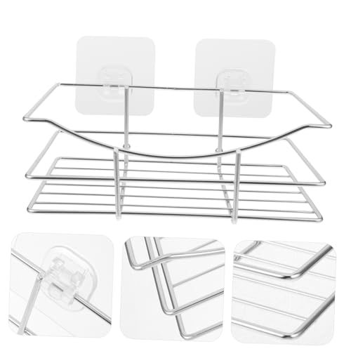 LOLIPPYY Edelstahl Duschablage Selbstklebend ohne Bohren Badezimmer Regal mit Hoher Haftkraft Platzsparend für Dusche und Küche Modernes Design Einfach zu Montieren Zufällige Farbe LOLIPPYY Edelstahl Duschablage Selbstklebend ohne Bohren Badezimmer Regal mit Hoher Haftkraft Platzsparend für Dusche und Küche Modernes Design Einfach zu Montieren Zufällige Farbe von LOLIPPYY