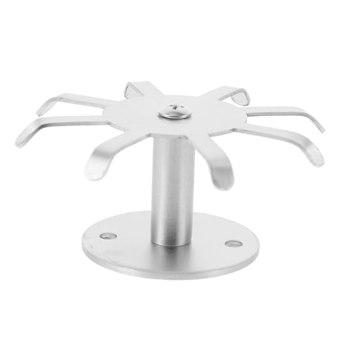 LOLIPPYY Edelstahl Küchenutensilienhalter Rotierender Haken Organizer für Wandmontage Platzsparend Vielseitig für Utensilien Tassen Handtücher für Küche und Wohnräume von LOLIPPYY
