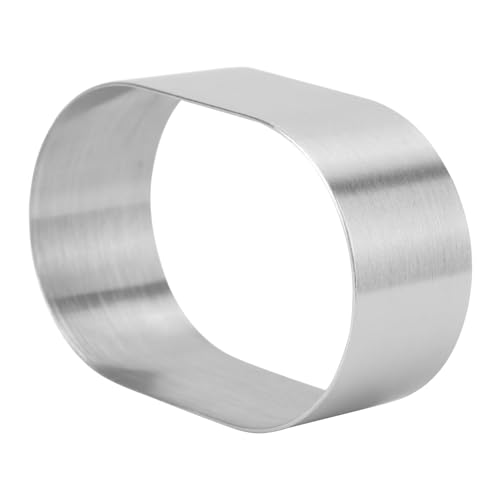 LOLIPPYY Edelstahl Ovaler Mousse Ring Backform Mousse Cutter für Kuchen Dessert Pastry Förmchen zum Schneiden von Teig Fondant Obst Käse Backringe für Vielseitiges Backen LOLIPPYY Edelstahl Ovaler Mousse Ring Backform Mousse Cutter für Kuchen Dessert Pastry Förmchen zum Schneiden von Teig Fondant Obst Käse Backringe für Vielseitiges Backen von LOLIPPYY