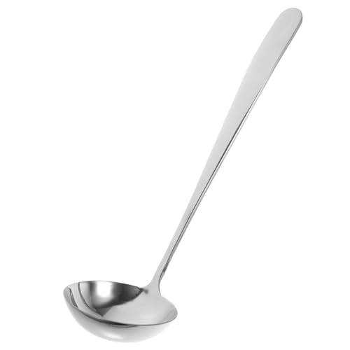 LOLIPPYY Edelstahl Suppenkelle mit Langem Griff Ergonomisch für Komfortables Kochen Langlebig und Hitzebeständig Schöpflöffel für Haushalt und Gastronomie Vielseitig Einsetzbar als von LOLIPPYY