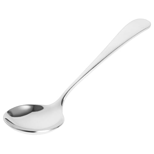 LOLIPPYY Edelstahl Suppenlöffel Mehrzweck Schöpfkelle Handlicher Küchenlöffel Rostfrei Vielseitig für Suppe Porridge Dessert Restaurantküche von LOLIPPYY