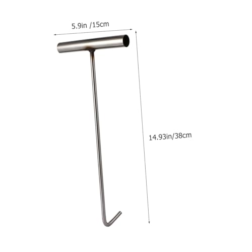 LOLIPPYY Edelstahl T förmiger Hebehaken mit Komfortablem Griff Rostfrei Vielseitig für Kanaldeckel Schachtabdeckungen und Rolltore Robust und Einfach zu Reinigen LOLIPPYY Edelstahl T förmiger Hebehaken mit Komfortablem Griff Rostfrei Vielseitig für Kanaldeckel Schachtabdeckungen und Rolltore Robust und Einfach zu Reinigen von LOLIPPYY
