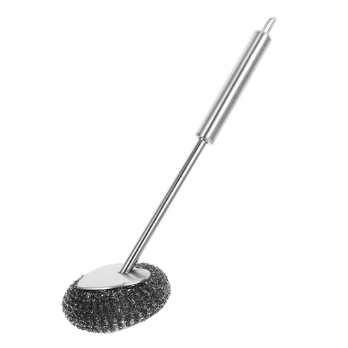 LOLIPPYY Edelstahl Topfbürste mit Langem Griff Ergonomisch Kratzfrei für Töpfe Pfannen Komfortabler Halt mit Aufhängehaken Vielseitige Küchenreinigungsbürste für Haushalt und Profi LOLIPPYY Edelstahl Topfbürste mit Langem Griff Ergonomisch Kratzfrei für Töpfe Pfannen Komfortabler Halt mit Aufhängehaken Vielseitige Küchenreinigungsbürste für Haushalt und Profi von LOLIPPYY