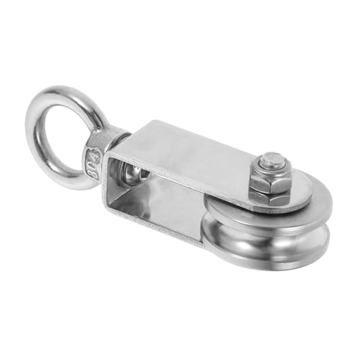 LOLIPPYY Edelstahl U förmige Umlenkrolle mit Robustem Stahlseil Langlebig und Reibungslos Laufend für Zuganwendungen für Industrieeinsatz und Fitnessgeräte LOLIPPYY Edelstahl U förmige Umlenkrolle mit Robustem Stahlseil Langlebig und Reibungslos Laufend für Zuganwendungen für Industrieeinsatz und Fitnessgeräte von LOLIPPYY