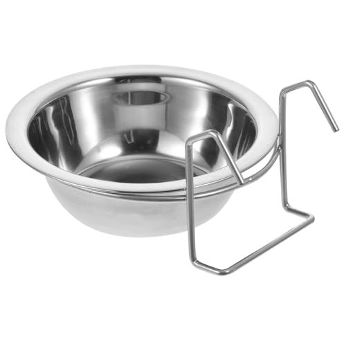 LOLIPPYY Edelstahl Vogel Futterspender mit Haken Verschleißfest Stabiler Käfig Futterhalter für Papageien Wellensittiche und Kleine Vögel Mittlere Geeignet für Futter Wassernapf LOLIPPYY Edelstahl Vogel Futterspender mit Haken Verschleißfest Stabiler Käfig Futterhalter für Papageien Wellensittiche und Kleine Vögel Mittlere Geeignet für Futter Wassernapf von LOLIPPYY