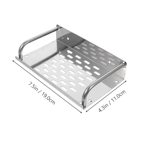 LOLIPPYY Edelstahl Wandregal Bad Rostfrei Aufbewahrungshalter Küche Badezimmer Organizer Platzsparend Praktisch LOLIPPYY Edelstahl Wandregal Bad Rostfrei Aufbewahrungshalter Küche Badezimmer Organizer Platzsparend Praktisch von LOLIPPYY